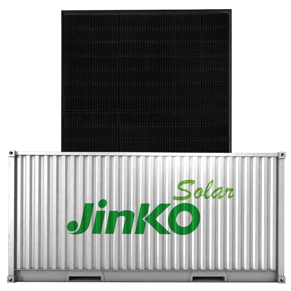Container 936x JinKo Solar Tiger Neo N-Type 425W Full Black JKM425N-54HL4-B PV Modul Photovoltaik Solarmodul