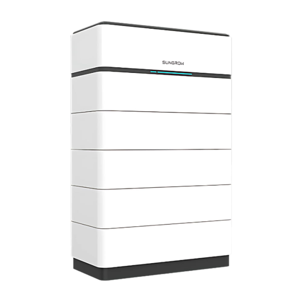 Sungrow Hybrid Wechselrichter SH25T V11 + SBH250 V11 + 65x Trina Vertex S+ TSM-NEG9R.25 460W Glas-Glas Full Black + Unterkonstruktion + PV-Kabel