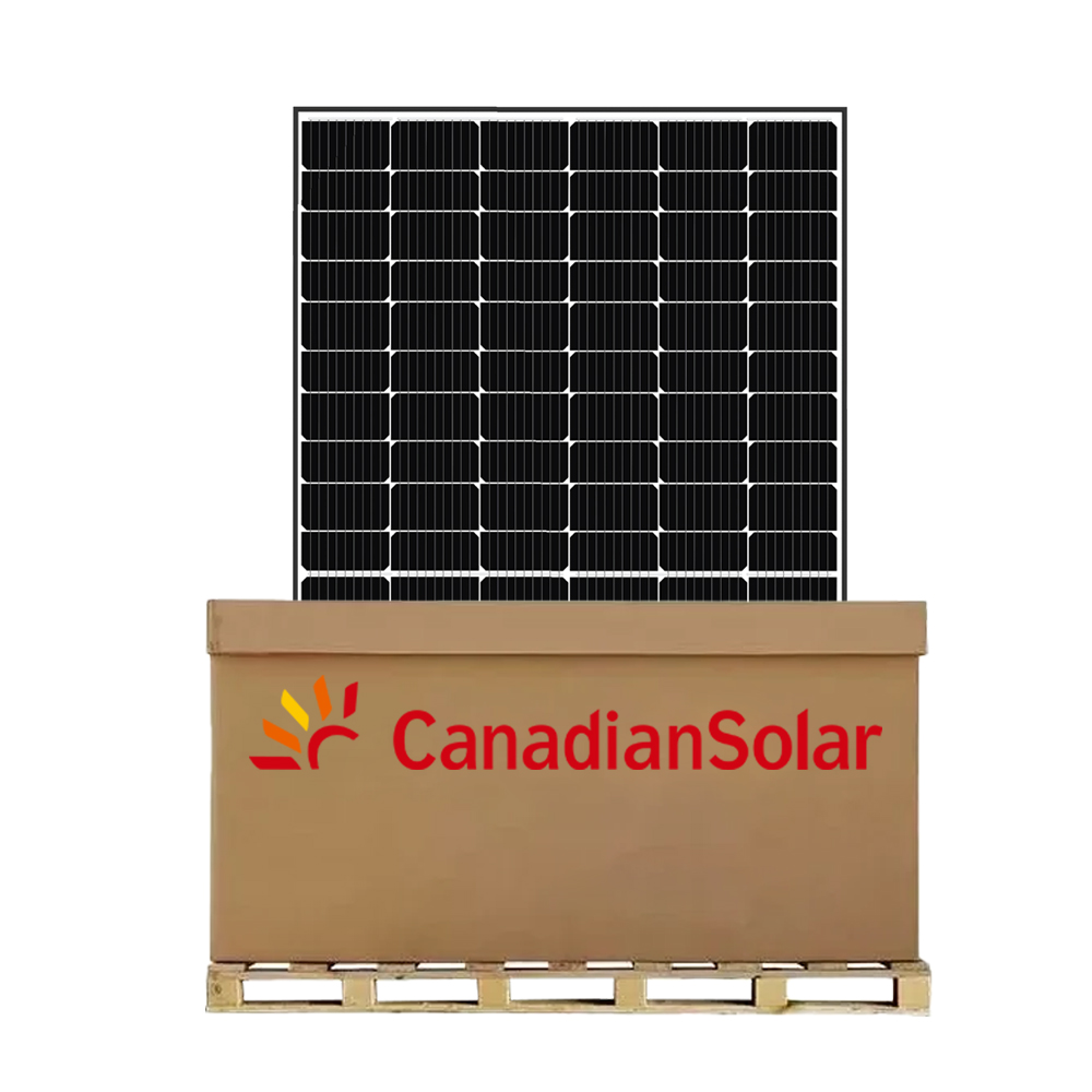 Palette 35x Canadian Solar 410W Mono PV Modul Black Frame HiKu6 CS6R-410MS Photovoltaik Solarmodul