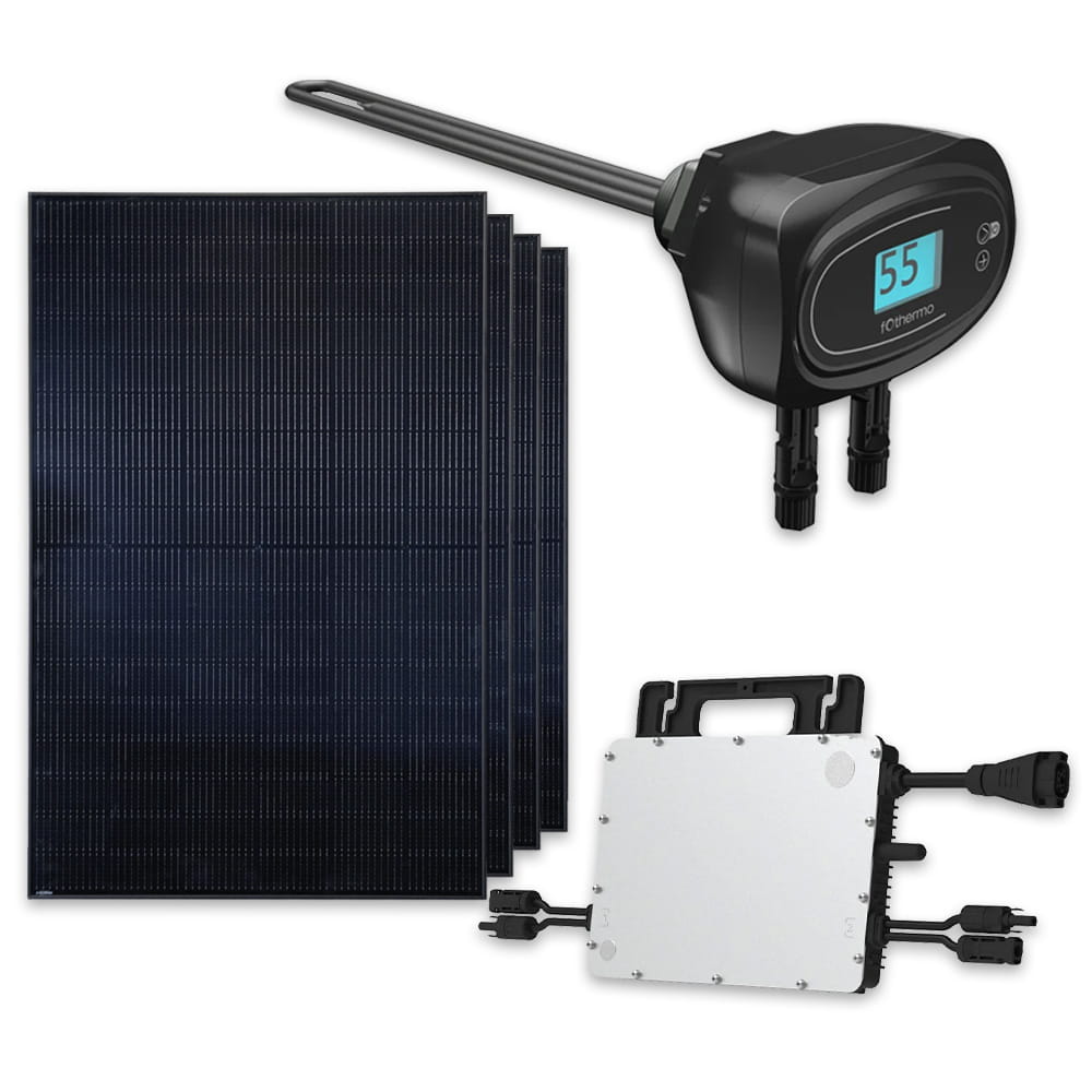 fothermo Solar Heizstab inkl. 4x Trina Vertex S+ TSM-NEG9R.25 460W Monofazial Glas-Glas Full Black