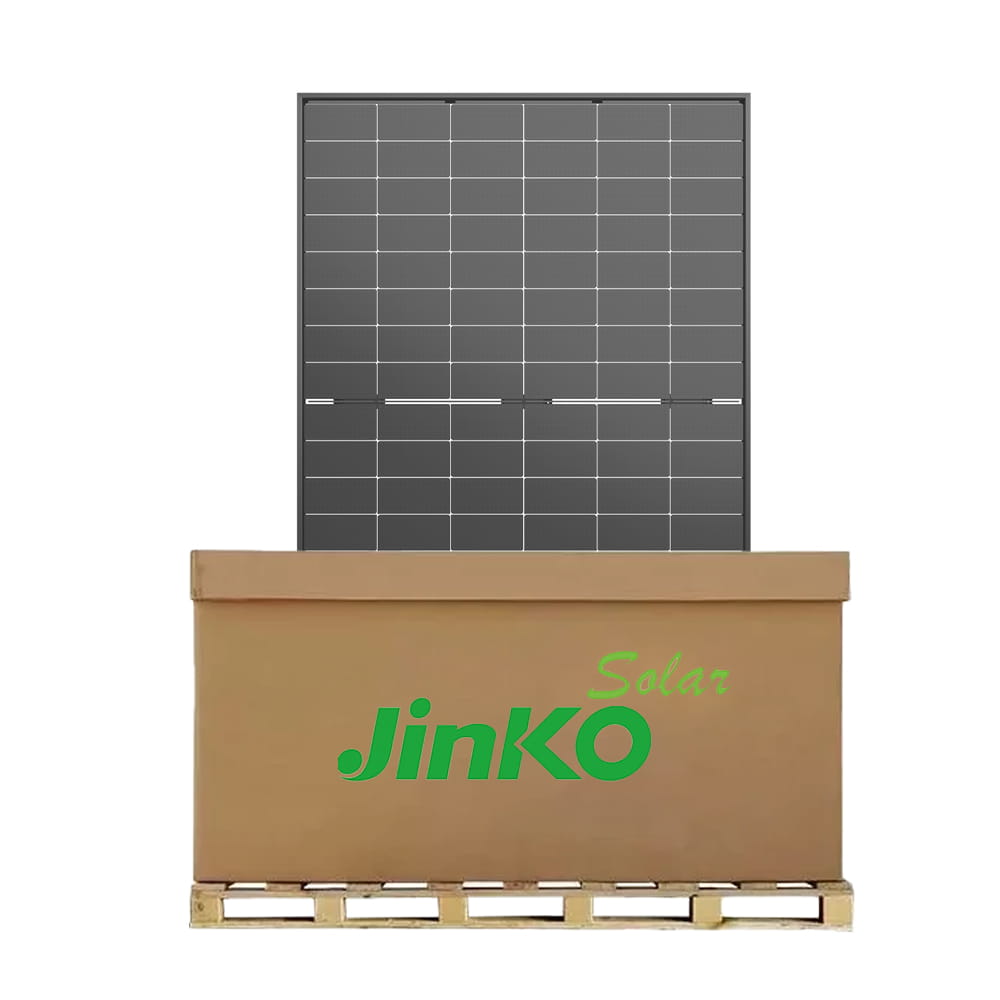 Palette 37x JinKo Solar Tiger Neo 3 N-Type 470W JKM470N-48QL6-DB All Black Monofacial Glas-Glas