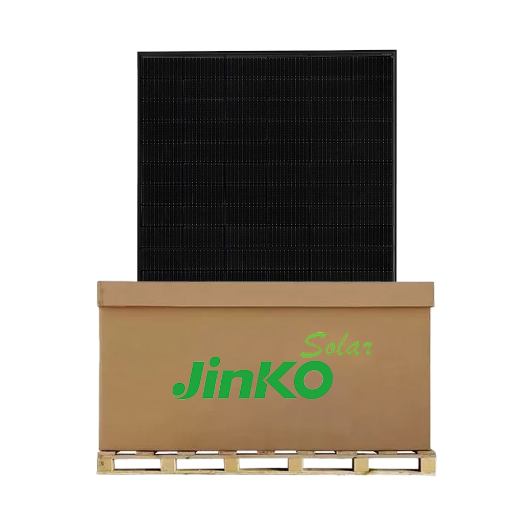 Palette 36x JinKo Solar Tiger Neo N-Type 435W Full Black JKM435N-54HL4R-B PV Module Photovoltaik Solarmodule