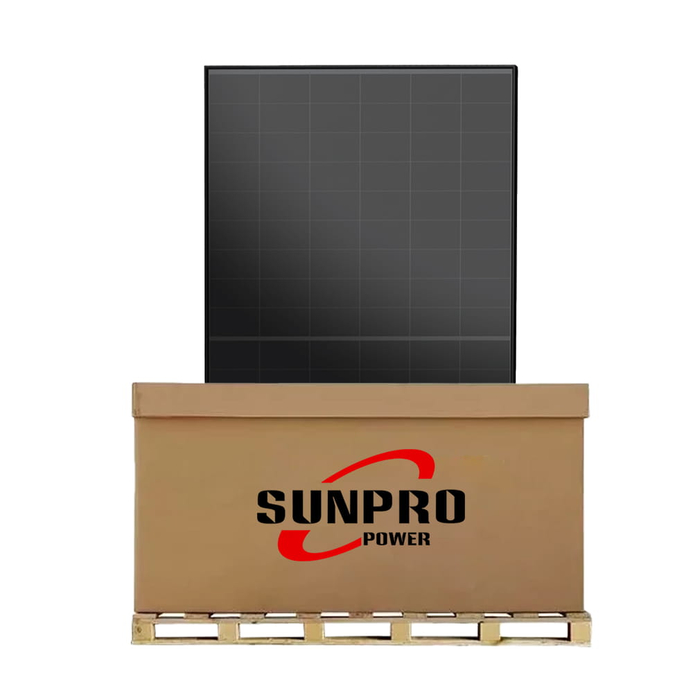 Palette 36x SunPro Power 480W Glas-Glas Full Black SPDG480-BC108RL10 TIER1 PV-Modul