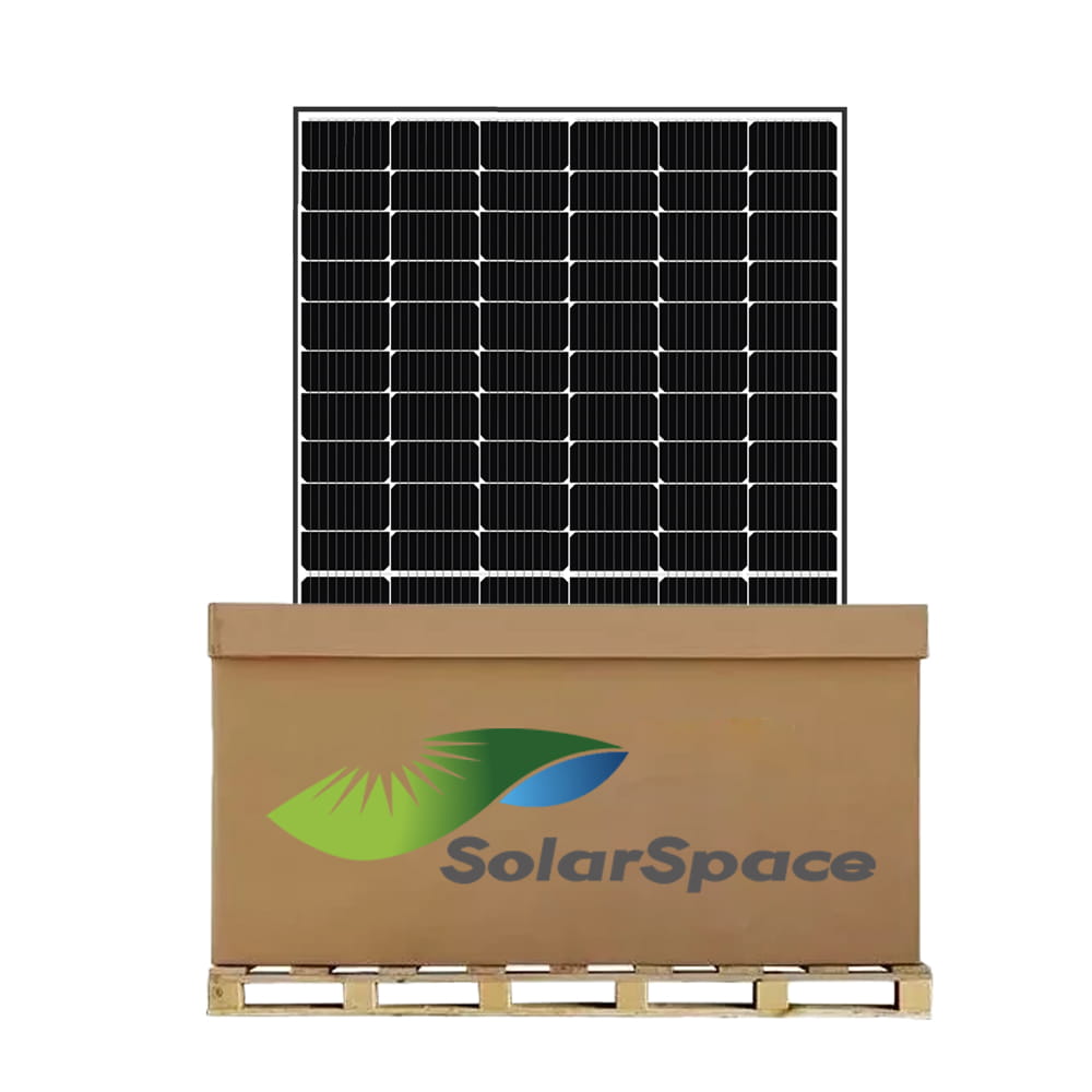 Palette 36x SolarSpace Lumina II 450W SSA-48HDB-450N All Black Bifacial Glas/Glas PV Modul